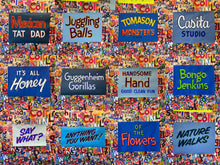 Load image into Gallery viewer, Blue Paper Sign