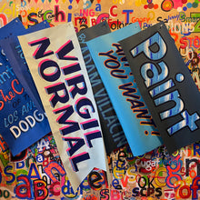 Load image into Gallery viewer, Blue Paper Sign