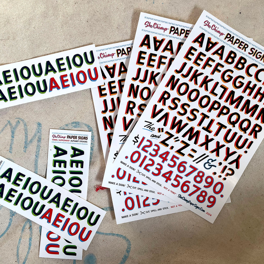 Alphabet Stickers